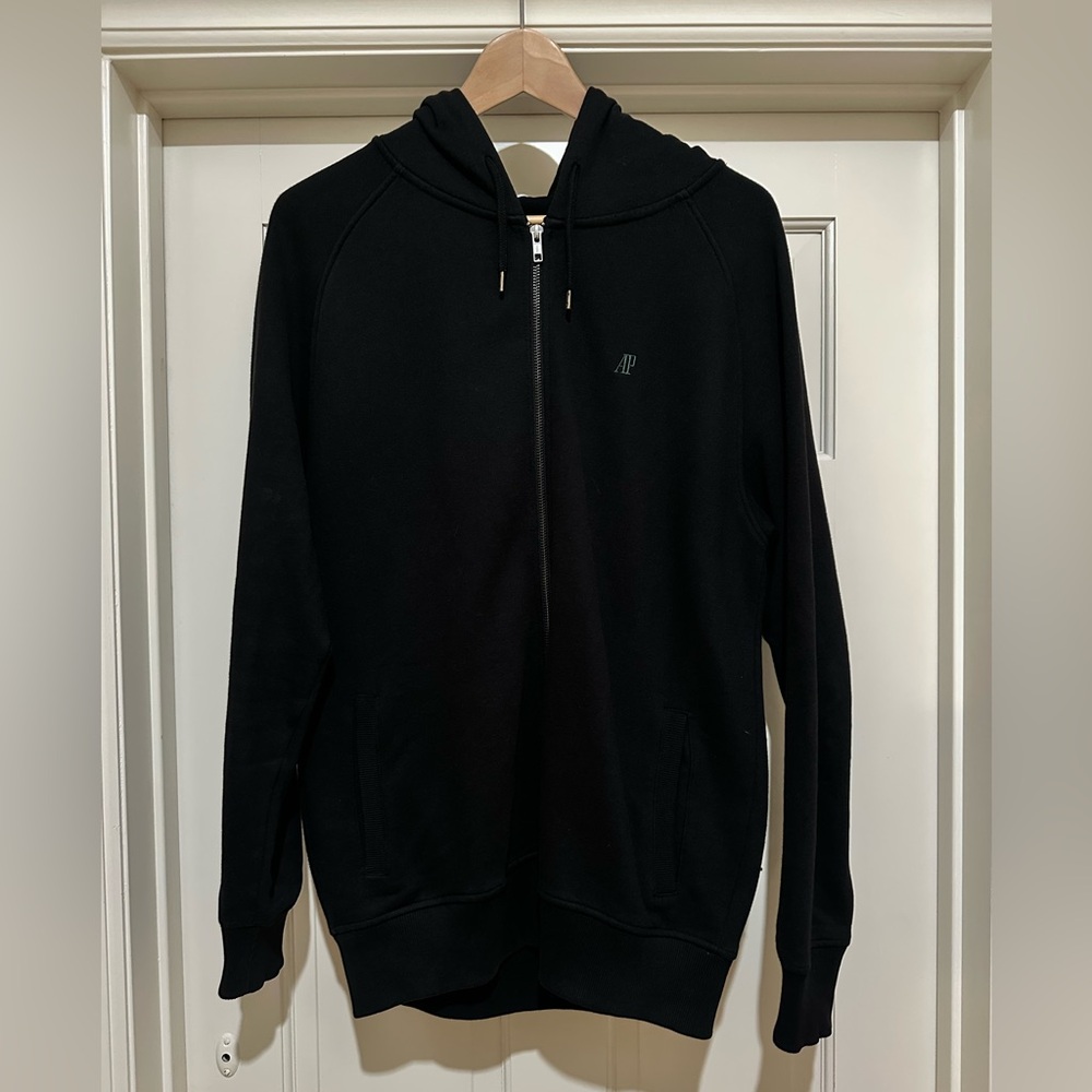 Audemars Piguet Black Zip-Up Sweater